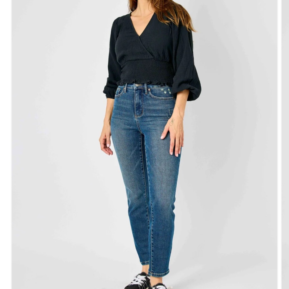 Judy Blue Katy High-Rise Tummy Control Slim Jeans (JB 88776)